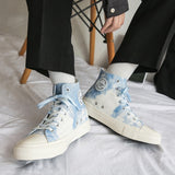 ハイカットマーブルスニーカー