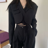 クロップドジャケットセットアップ