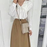 フェイクレザースマホショルダー/ミニバッグ