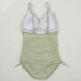 ギンガムチェックワンピース水着