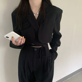 クロップドジャケットセットアップ