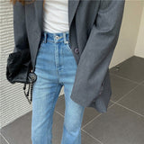 ハイウエストフレアデニム