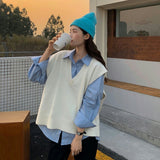 淡色ニットベストセット