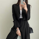 ショートジャケットパンツセットアップ