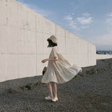 ティアード半袖ワンピース