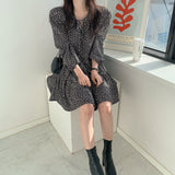 ルーズフローラルワンピース