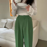 カラーストレートパンツ