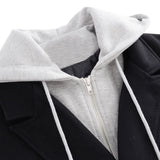 レイヤード風ダブルコート