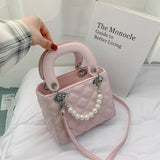 スクエアキルティングミニバッグ