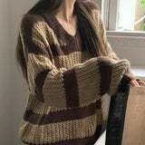 ローゲージボーダーニット