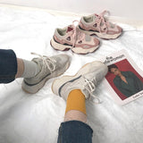 プラットフォームダッドスニーカー