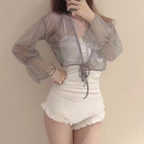 フロントカット水着