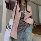 ツイード風ジレ&オーバーロゴTシャツ【単品販売】