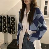 アーガイルカーディガン/ボレロ