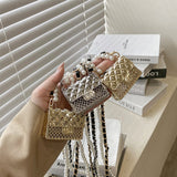 ダブルチェーンリップポーチ