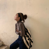 【8色展開】ベーシックハーフハイネックトップス