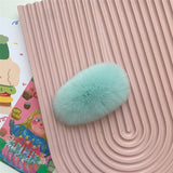 ふわふわリアルファーヘアクリップ