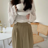 カラーストレートパンツ