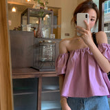 オフショルダーブラウス