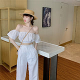 オフショルダートップスセット