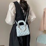 スクエアキルティングミニバッグ