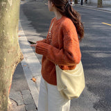 フェイクレザーショルダーバッグ