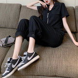 半袖ショートジャケットセットアップ