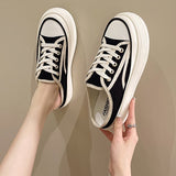 バイカラーキャンバススニーカーサンダル