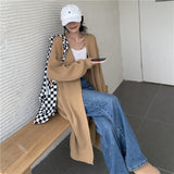 シンプルロングカーディガン/コート