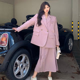 オーバージャケット+ロングスカートセットアップ