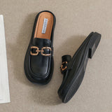 チェーンベルトミュールローファー