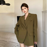 オーバージャケット+ロングスカートセットアップ