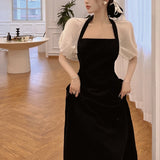 オーガンジースリーブワンピース