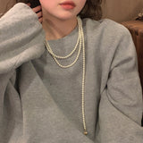 デザインパールネックレス