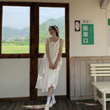 ショルダーリボンワンピース