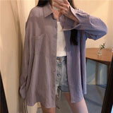 【6色展開】ベーシックシアーシャツ