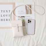 フェイクレザースマホショルダー/ミニバッグ