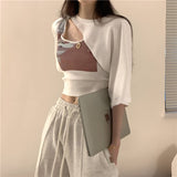 アシメデザイン半袖Tシャツ