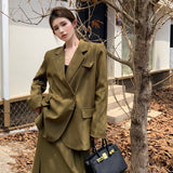 オーバージャケット+ロングスカートセットアップ