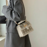 アーガイル柄ショルダーバッグ