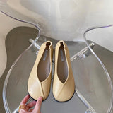 シンプルフラットパンプス