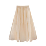 シアーAラインフレアスカート