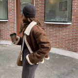 ボアスエードジャケット