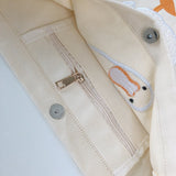 アヒルワッペンスクールバッグ