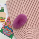 ふわふわリアルファーヘアクリップ