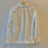 ハイネックギャザーブラウス