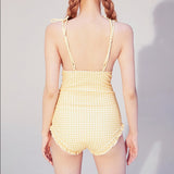 ギンガムチェックワンピース水着