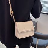 ゴールドチェーンフラップバッグ