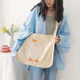 アヒルワッペンスクールバッグ