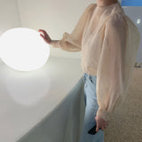 しわ加工デザイントップス